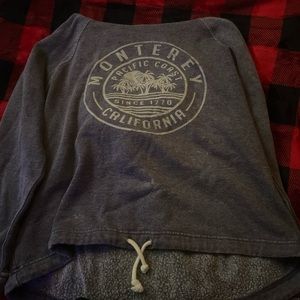 monteray hoodie small that ties at bottom